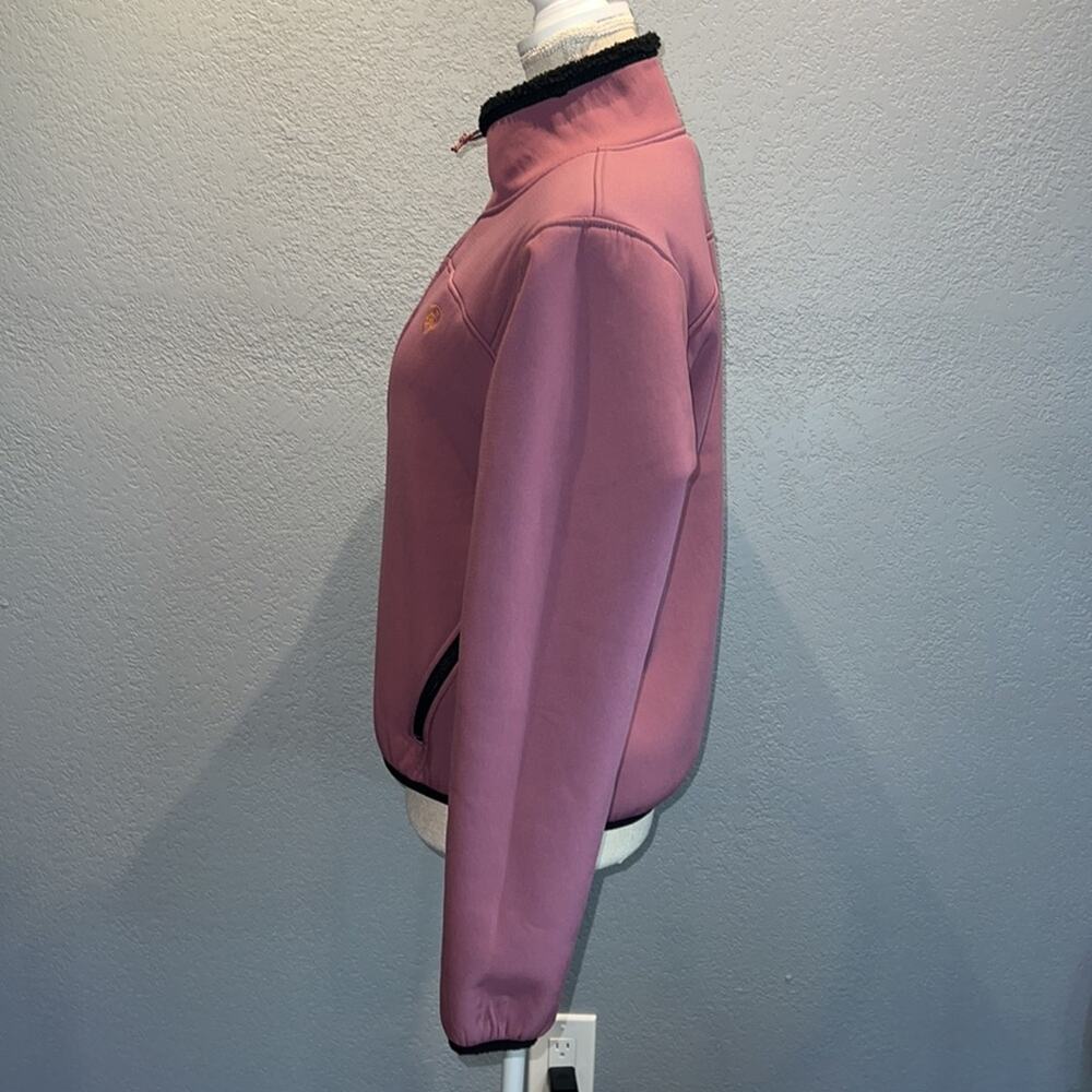 ARIAT Fleece Lined Softshell Mauve Jacket - Size M - Picture 3 of 9